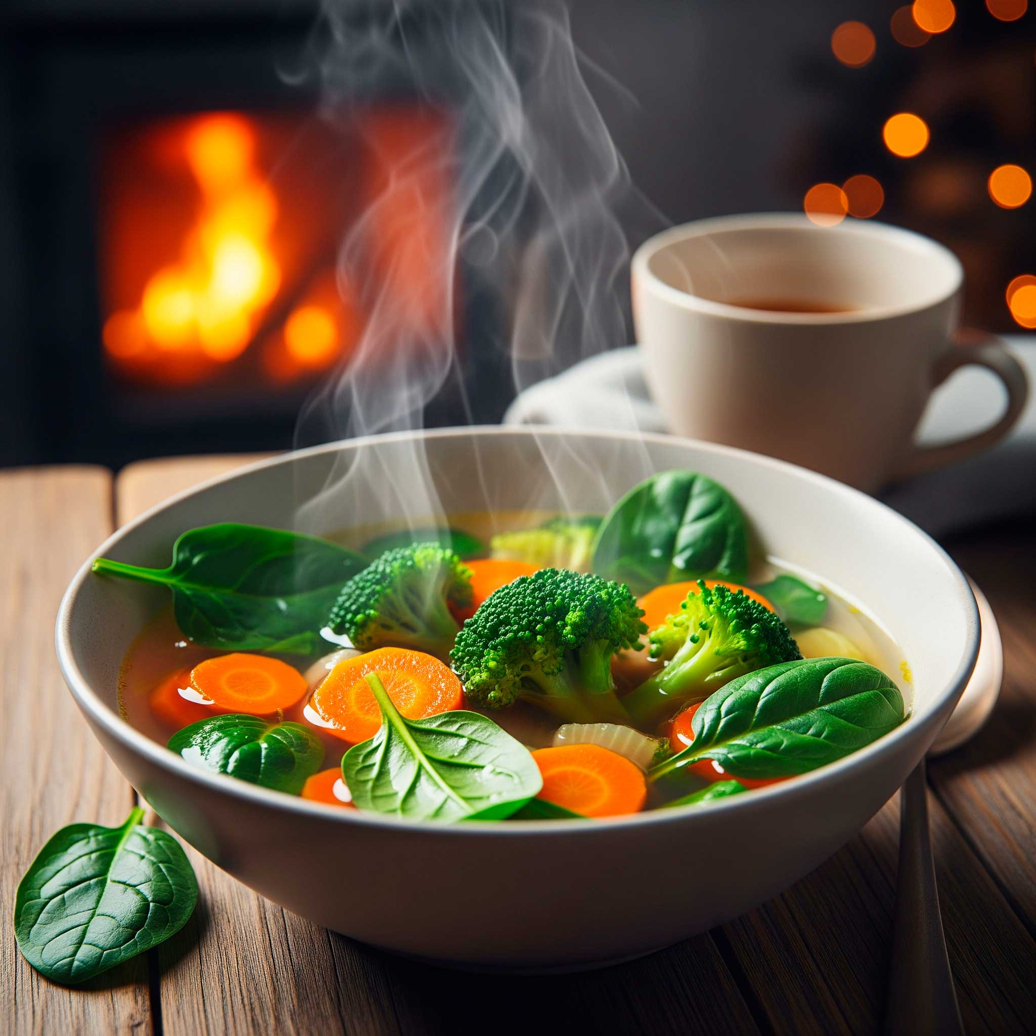 Sopa fitness para aumentar a imunidade no inverno.