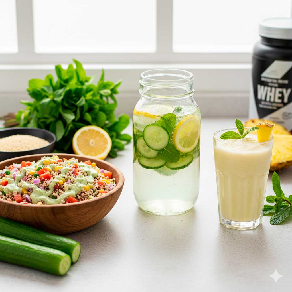 Receitas com hortelã para dietas fit.