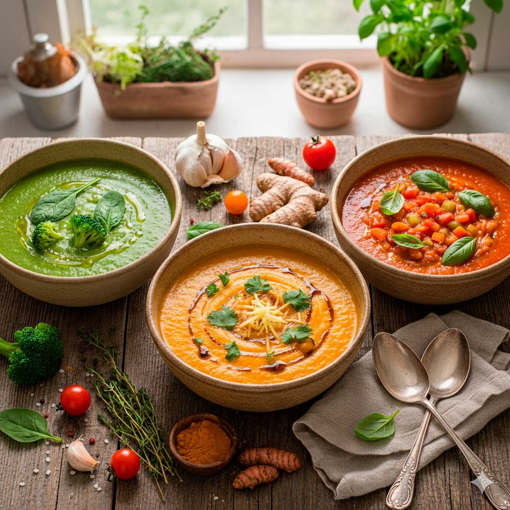 Sopas Detox e Nutritivas: Receitas Leves para Limpar o Organismo.