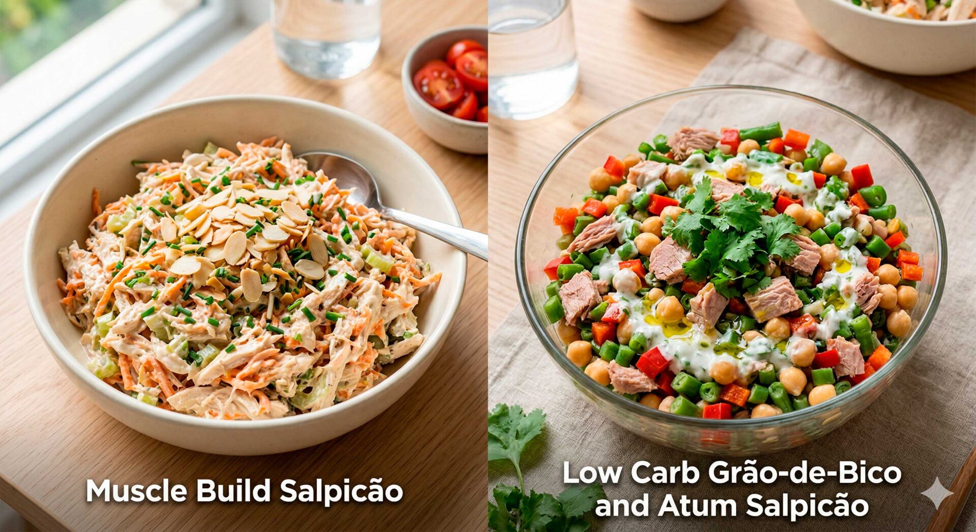 2 receitas de salpicão fitness para dietas. Passo a passo como fazer receita de salpicão fit.