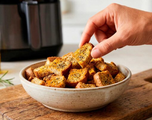 Croutons-fitness-para-petiscos-na-Airfryer-em-dietas