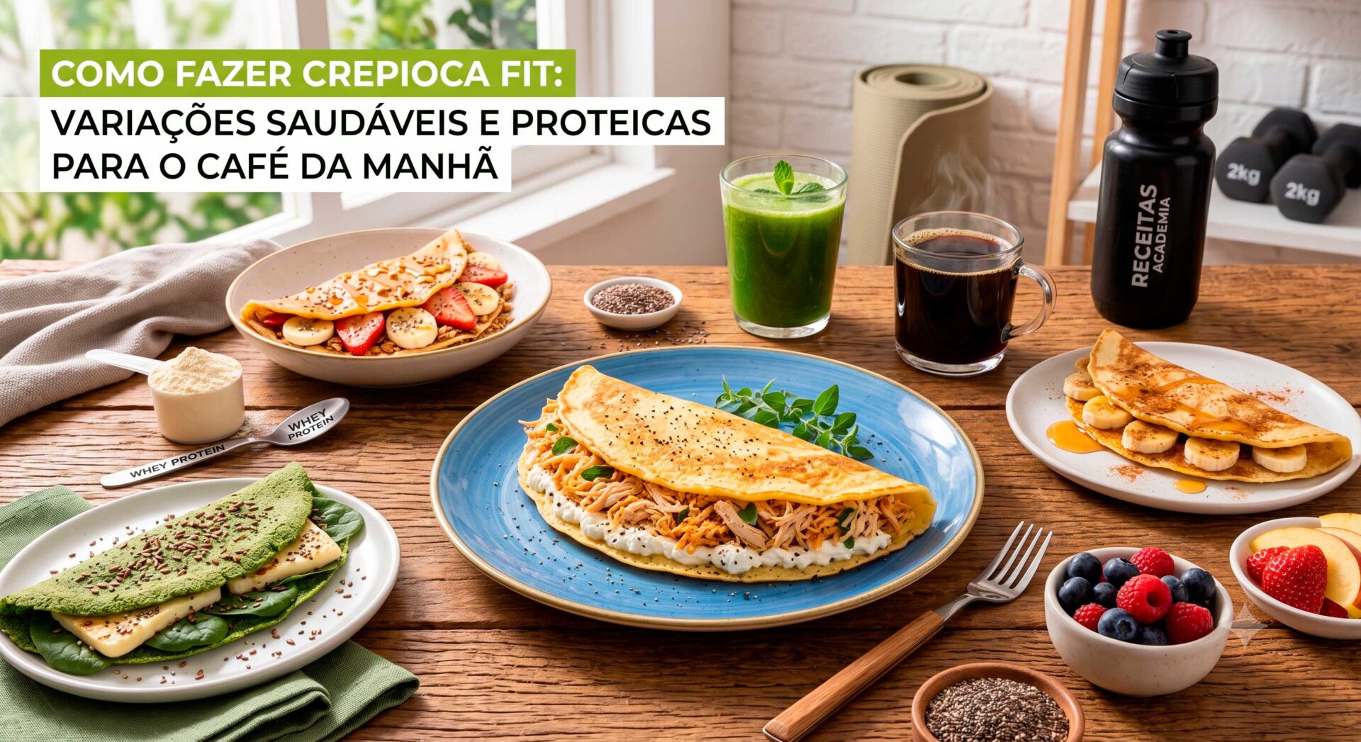 Como Fazer Crepioca Fit: Variações Saudáveis e Proteicas para o Café da Manhã.