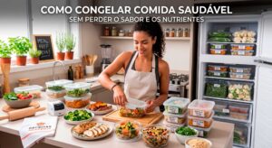 Como Congelar Comida Saudável Sem Perder o Sabor e os Nutrientes.