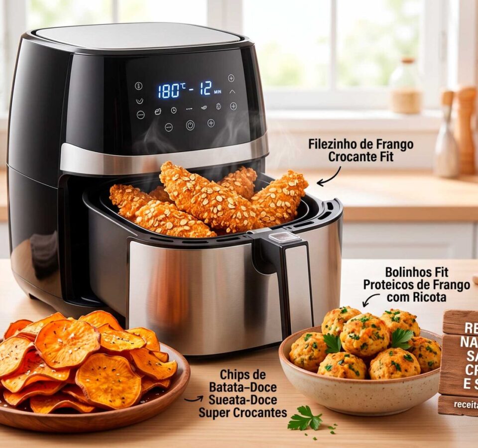 Receitas-Fit-na-Air-Fryer-Alimentos-Saudaveis,-Crocantes-e-Sem-oleo